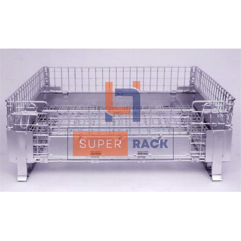 CE Certificated Steel Wire Mesh Pallet Container Cage Storage Pallet Basket Box Containers