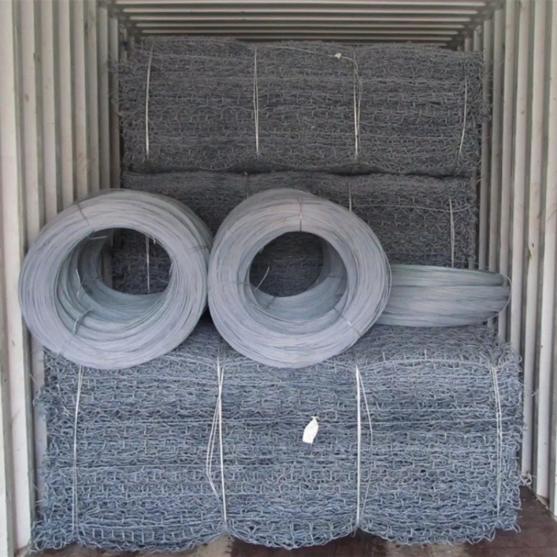 Anti Rust Galvanized Hexagonal Woven Wire Gabion Box Revetment Stone Cage