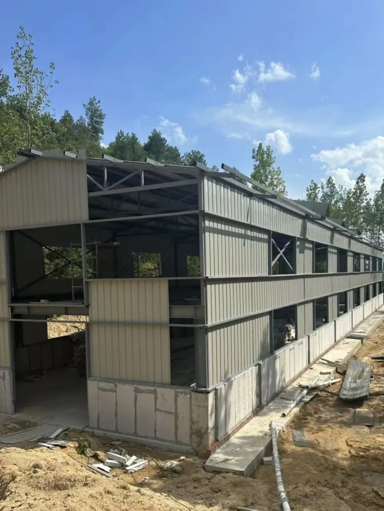 Eco-Friendly Prefabricated Durable Livestock &amp; Poultry Building Steel Structure