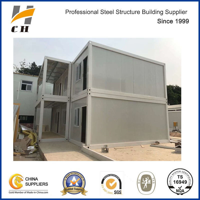 Factory Price Prefab/Prefabricated Light Weight Steel Structure Low Cost Worker Dormitory / Two Storey Office Container House Labor Camp for Africa