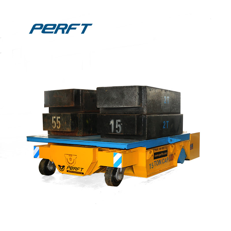 Manufacturer of 25-Ton Heavy-Duty Electric Platform Transport Trolleys
