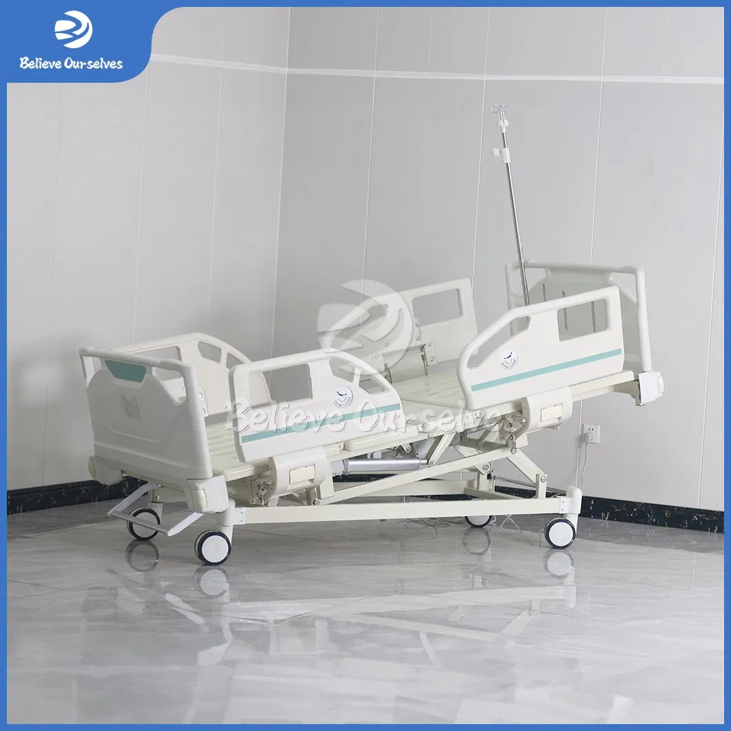 Huaren Medical Equipment Manufacturing Hospital Bed Hr-D08 Three Function Electric Medical Bed