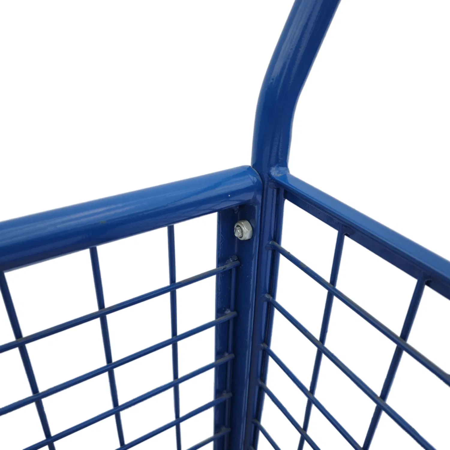 Powder Coating Warehouse Trolley Cart TCP1028W Moving Metal Platform Trolley