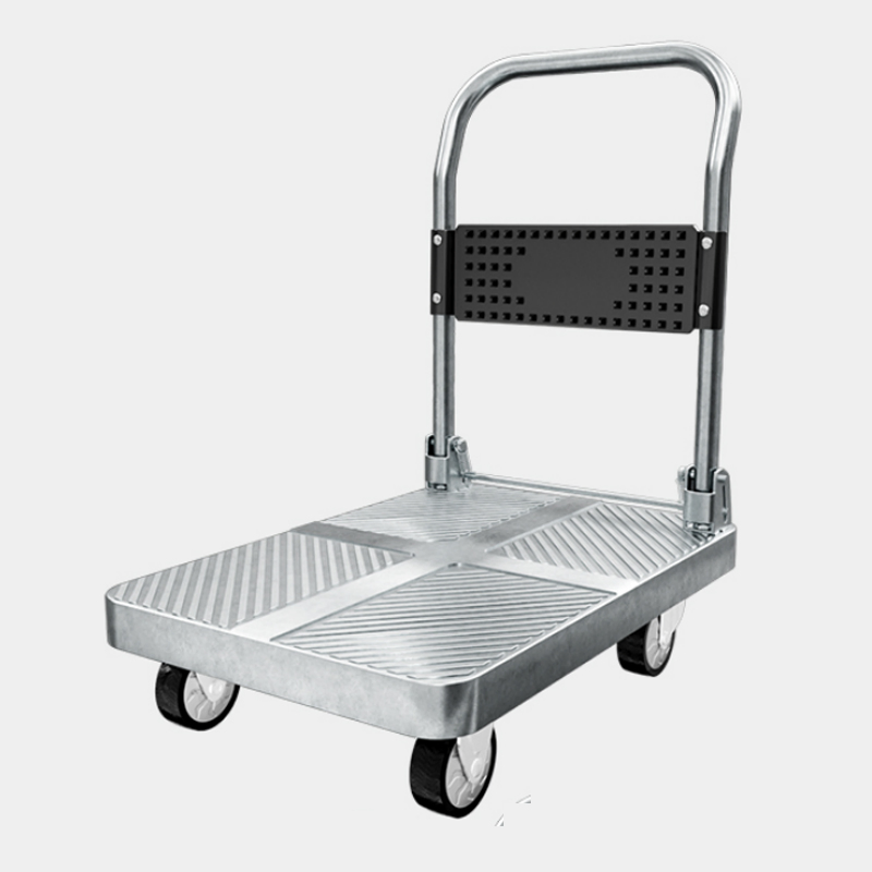 Heavy Duty Steel Luggage Medical Push Mobile Cart Foldable Platform Hand Trolley