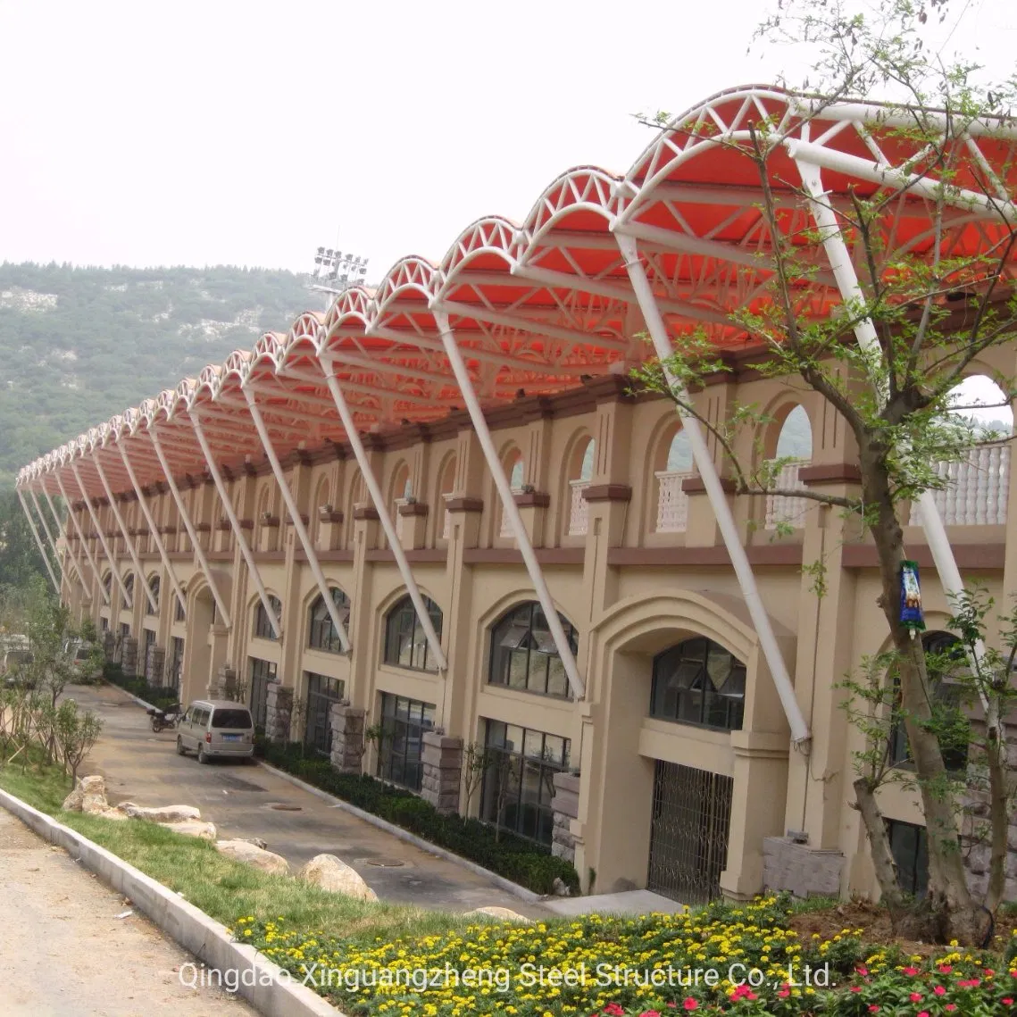 Prefabricated Steel Structure Sports Hall/Basketball Stadium with Steel Framework