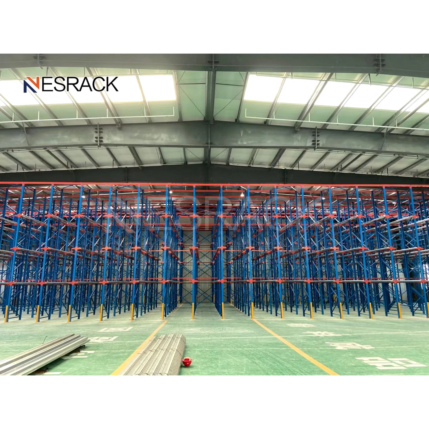 Nesrack Heavy Duty Automation Warehouse Asrs Racking System for Building Materials Warehouse Heavy Goods Placement