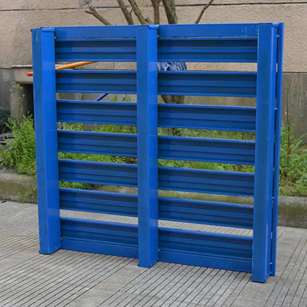 Powder Coating Iron Trays Metal Tray Designed for Easy Stacking Anti-Static Pallet for Electronic Warehousing