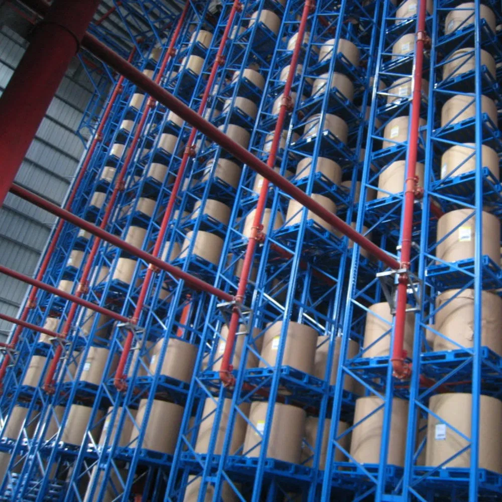 Heavy Duty Warehouse Storage Stacker Crane Automation Asrs System for Food and Beverage Warehouse