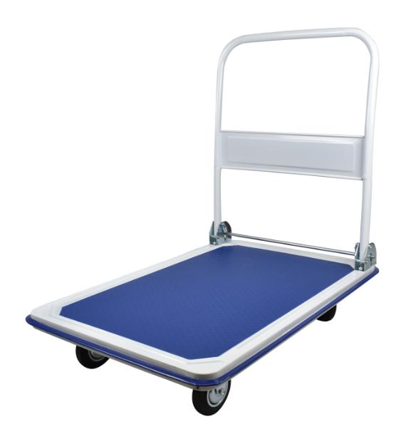 Chinese Factory Heavy Duty Steel Folding Platform Hand Truck Cart 300kg Loading Capacity Hand Trolley
