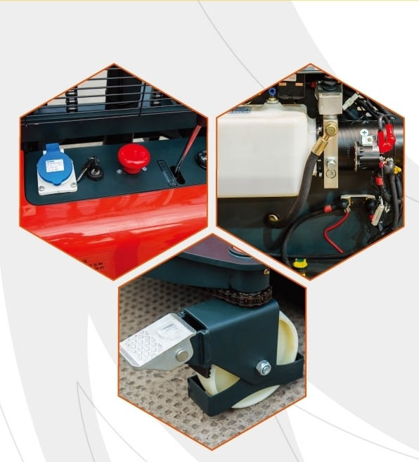 Battery Semi-Electric Hydraulic Stacker Material Handling Equipment (SPN series)