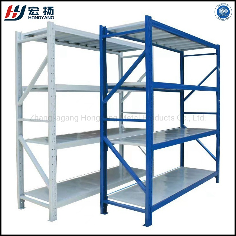 Through The Column Shelf Warehouse Multi-Layer Storage Warehouse Household Balcony Floor Shelf Supermarket Display Rack Iron Shelf