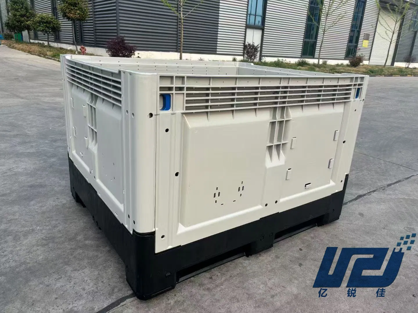 Industrial - Grade Foldable Plastic Turnover Box for Warehouse Logistics Operations