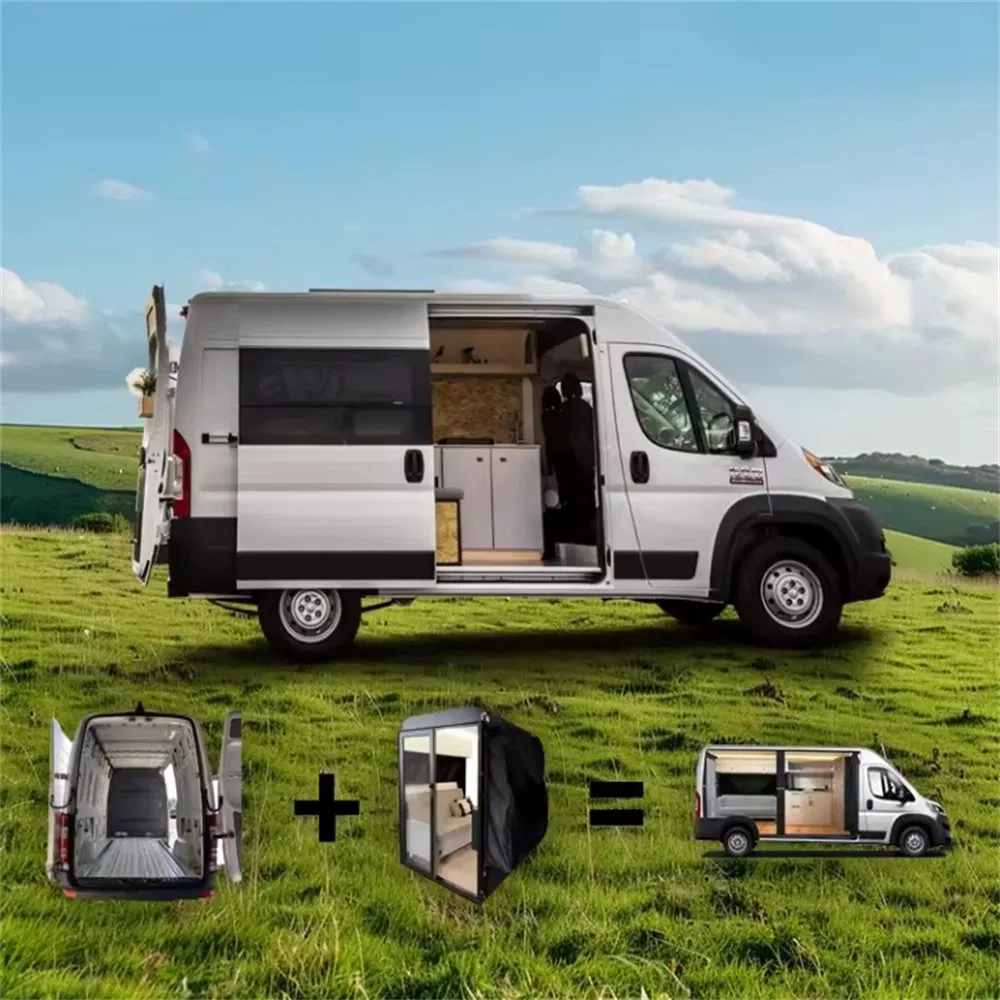 Camping-Focused Motorhome Equipped with Premium Outdoor Systems