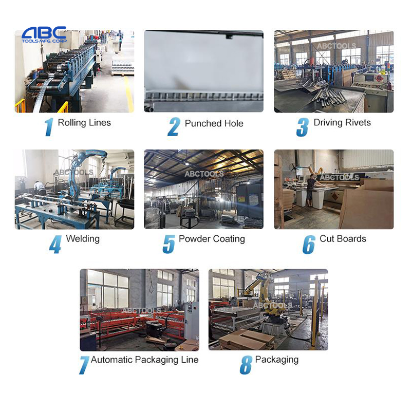 Pre Assembled Portable Professional Basics Deep/Wide 5 Shelf Angle Iron Garage Shelving/Shelves