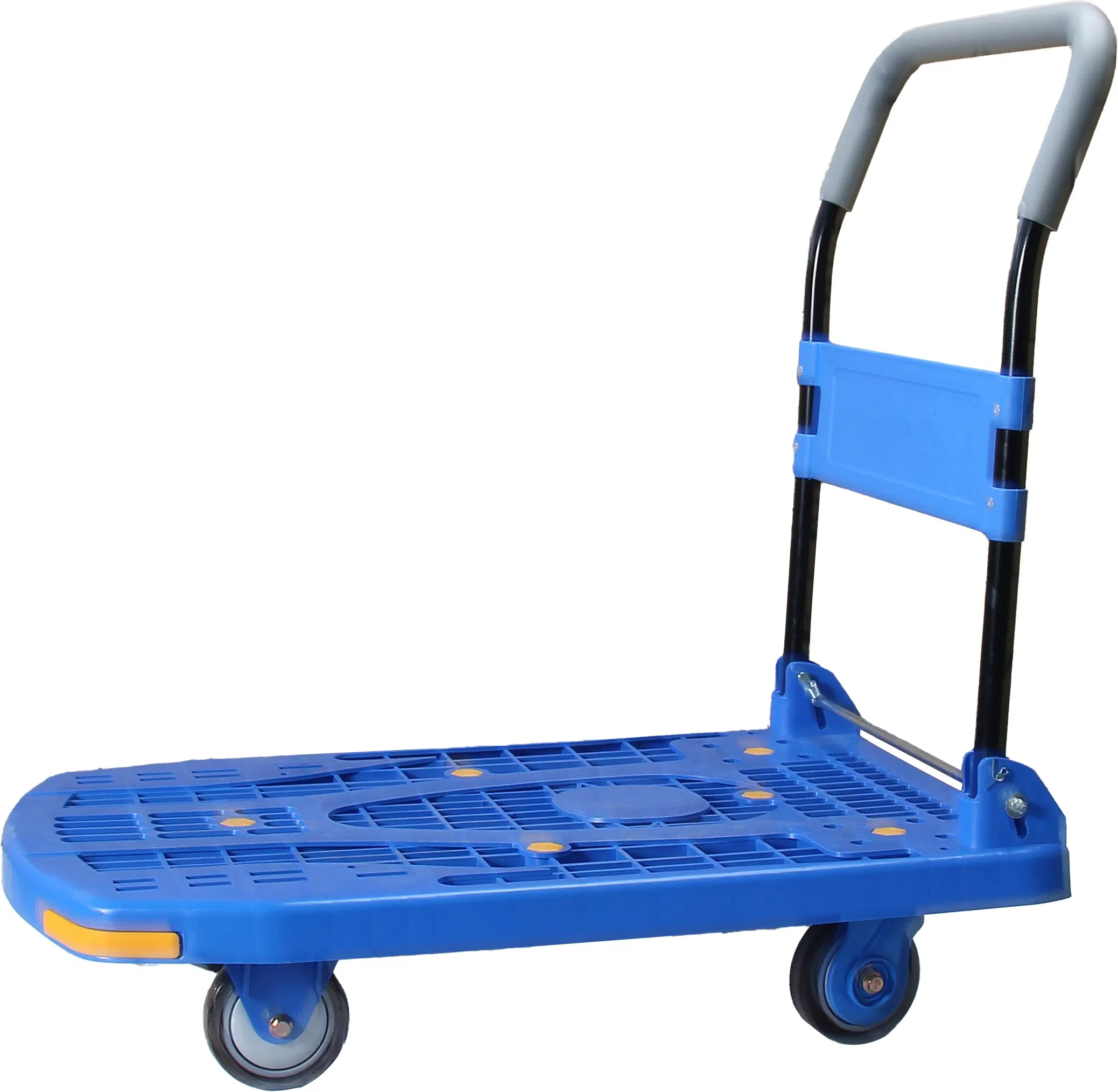 Heavy-Duty Mesh Platform Trolley for Industrial Use and Cargo Transport