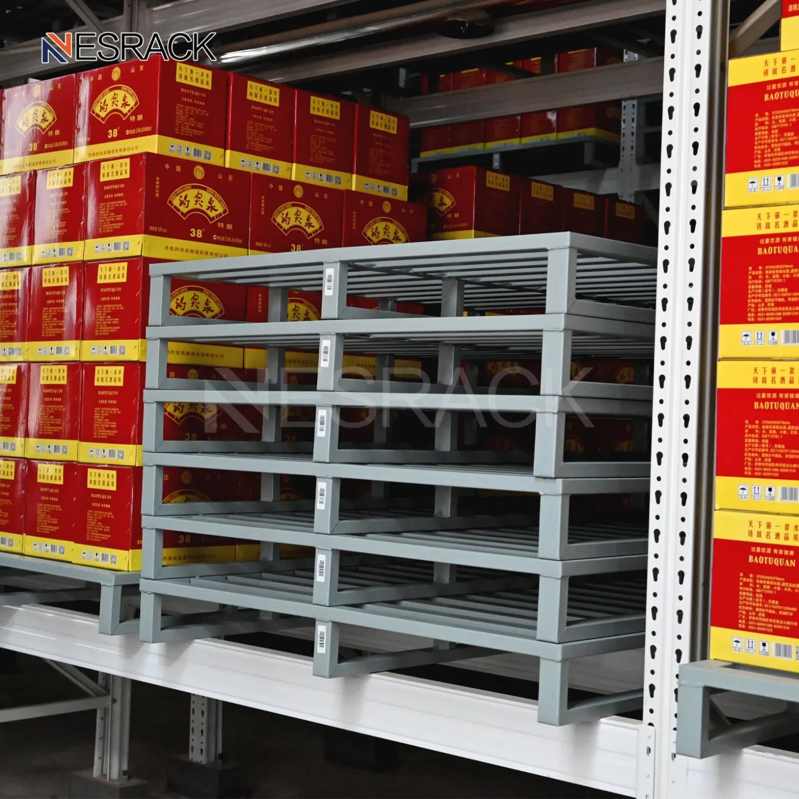 High Quality Q235B Euro Metal Pallet Heavy Duty Warehouse Forklift Pallet and Heavy Duty Stackable Iron Steel Pallets for Sale