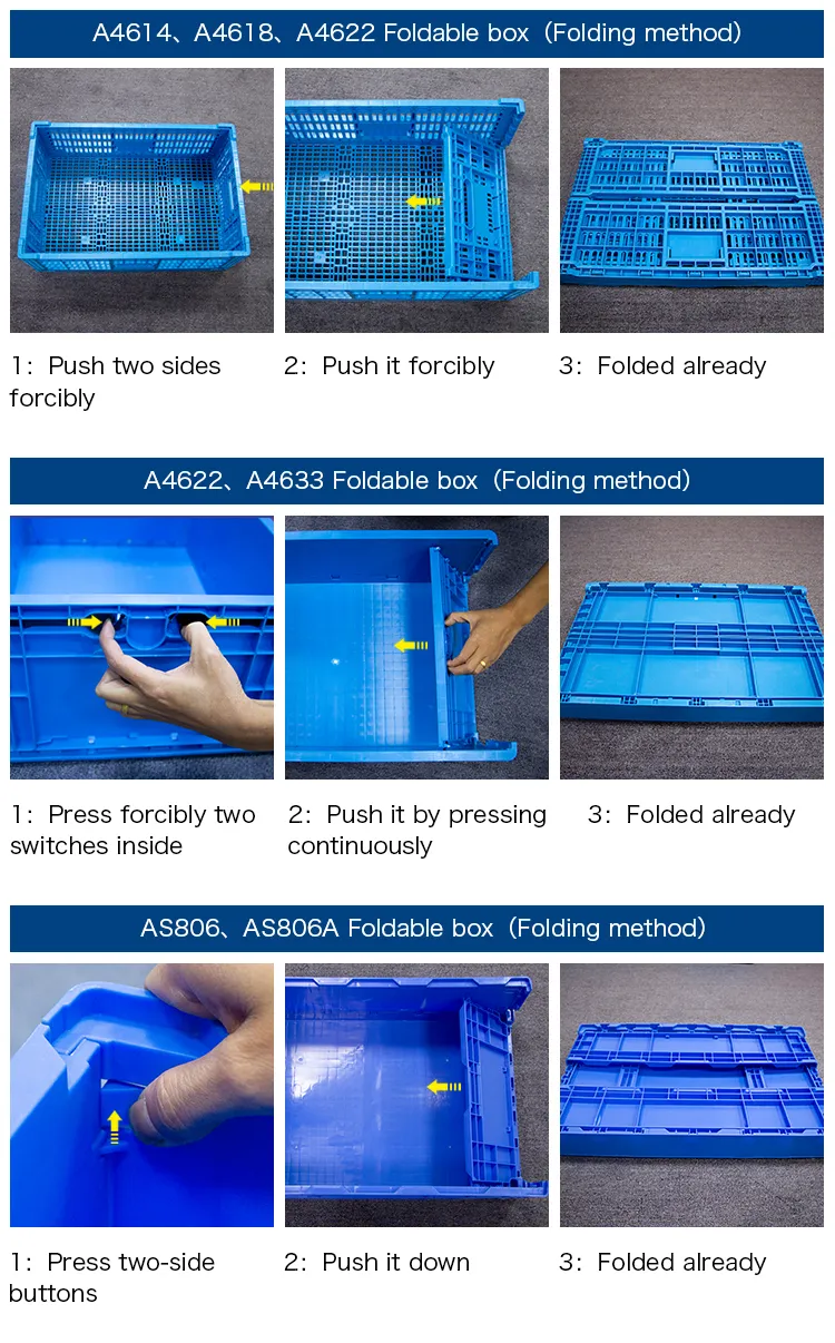 Plastic turnover box 8