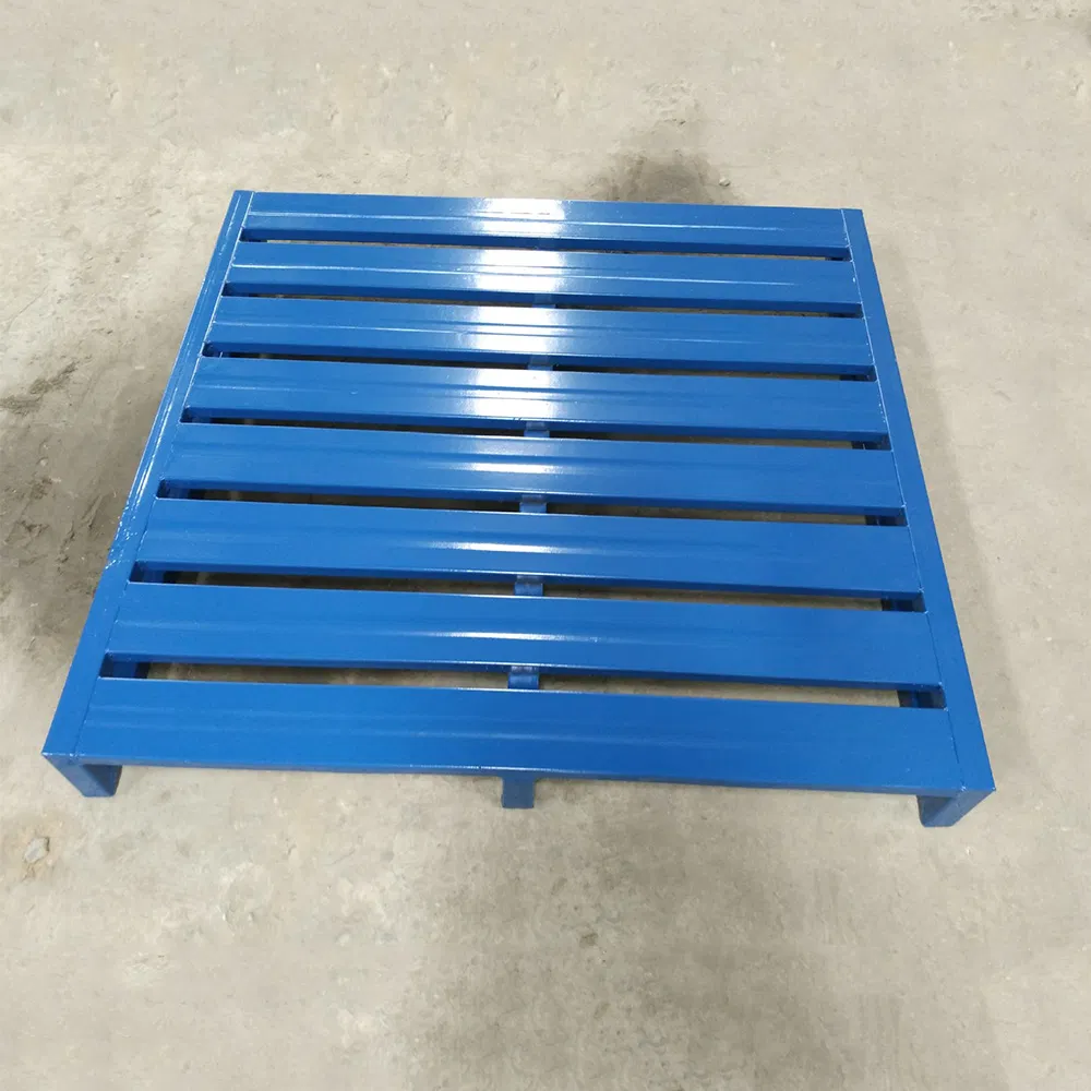 China Good Price Customized Heavy Duty Iron Tire Warehouse Storage Rack Galvanized Standard HDPE Plastic Metal Steel Pallet for Forklift