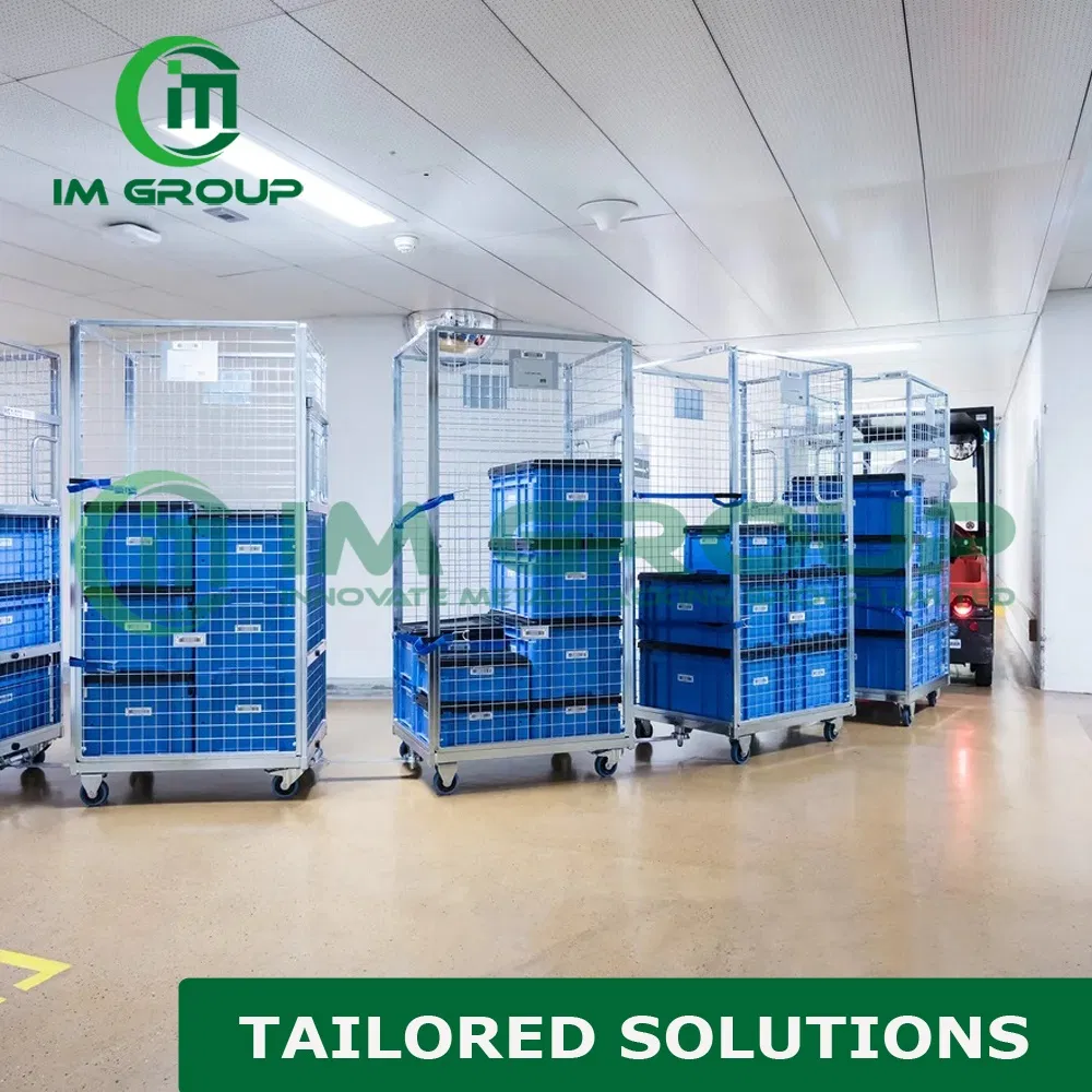 Hot Sale Steel Logistics Cart Roll Cage/ Roll Containers/Trolley with Doors