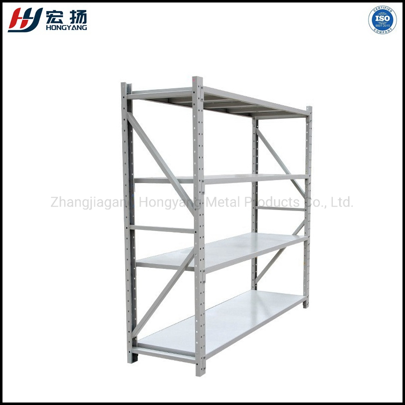 Through The Column Shelf Warehouse Multi-Layer Storage Warehouse Household Balcony Floor Shelf Supermarket Display Rack Iron Shelf
