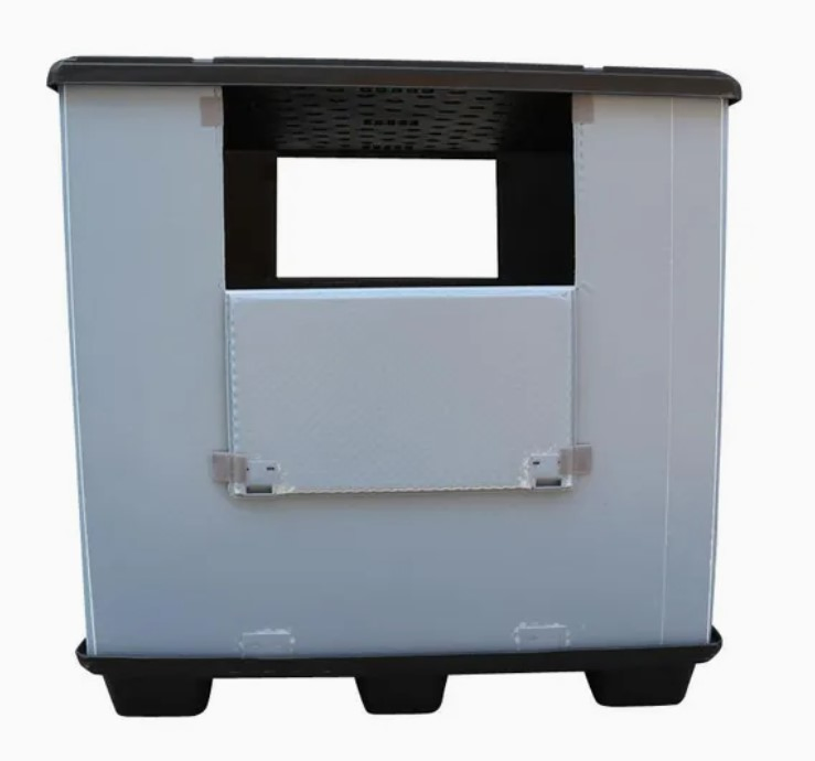 Stackable Reusable Recyclable Collapsible Foldable Plastic Sleeve Box Plastic Pallet Box