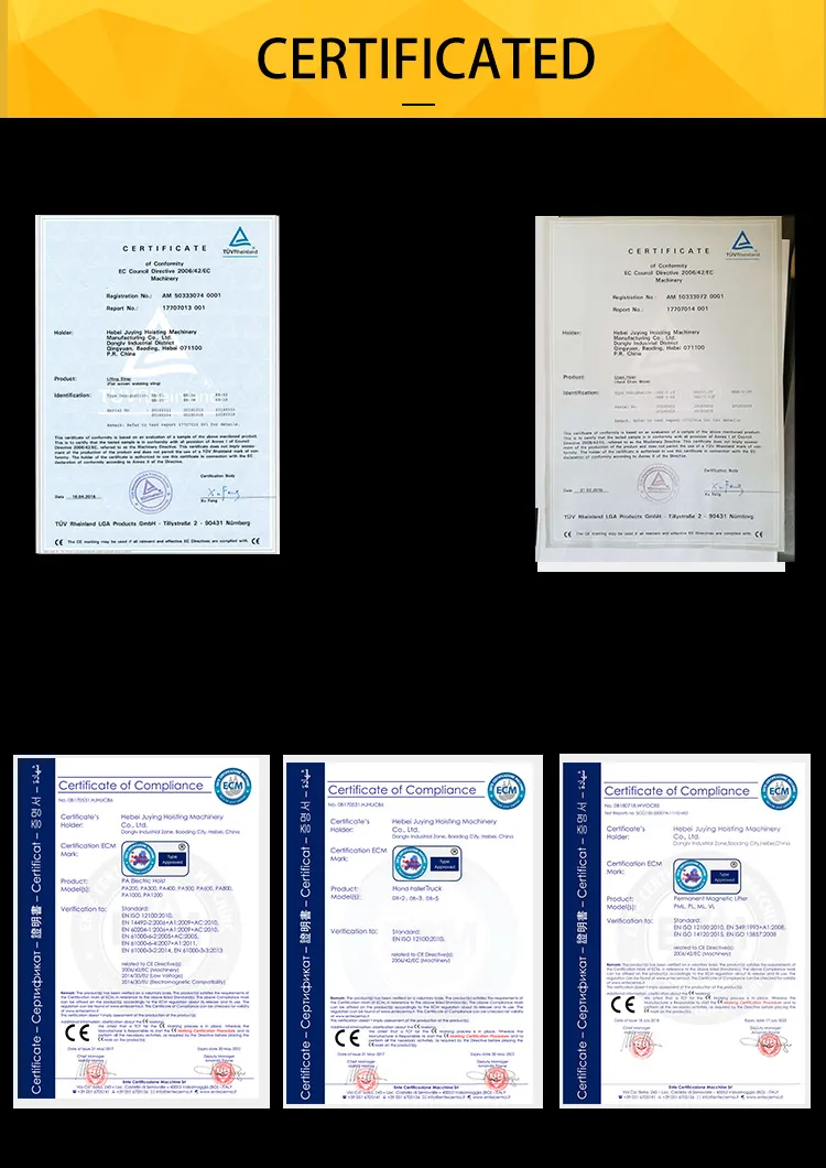 Certifications