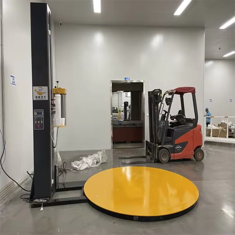 Pallet Stretch Wrapping Machine for Industrial Transport Safety