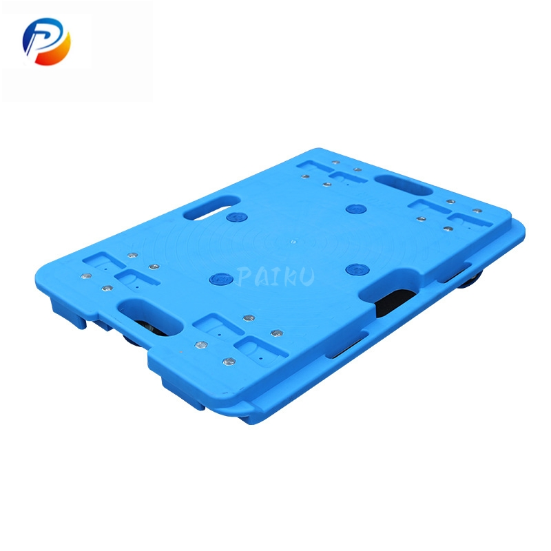 High Quality Heavy Duty PP Platform Trolley Hand Truck Trolley Tool Trolley Cart for Warehouse Storage