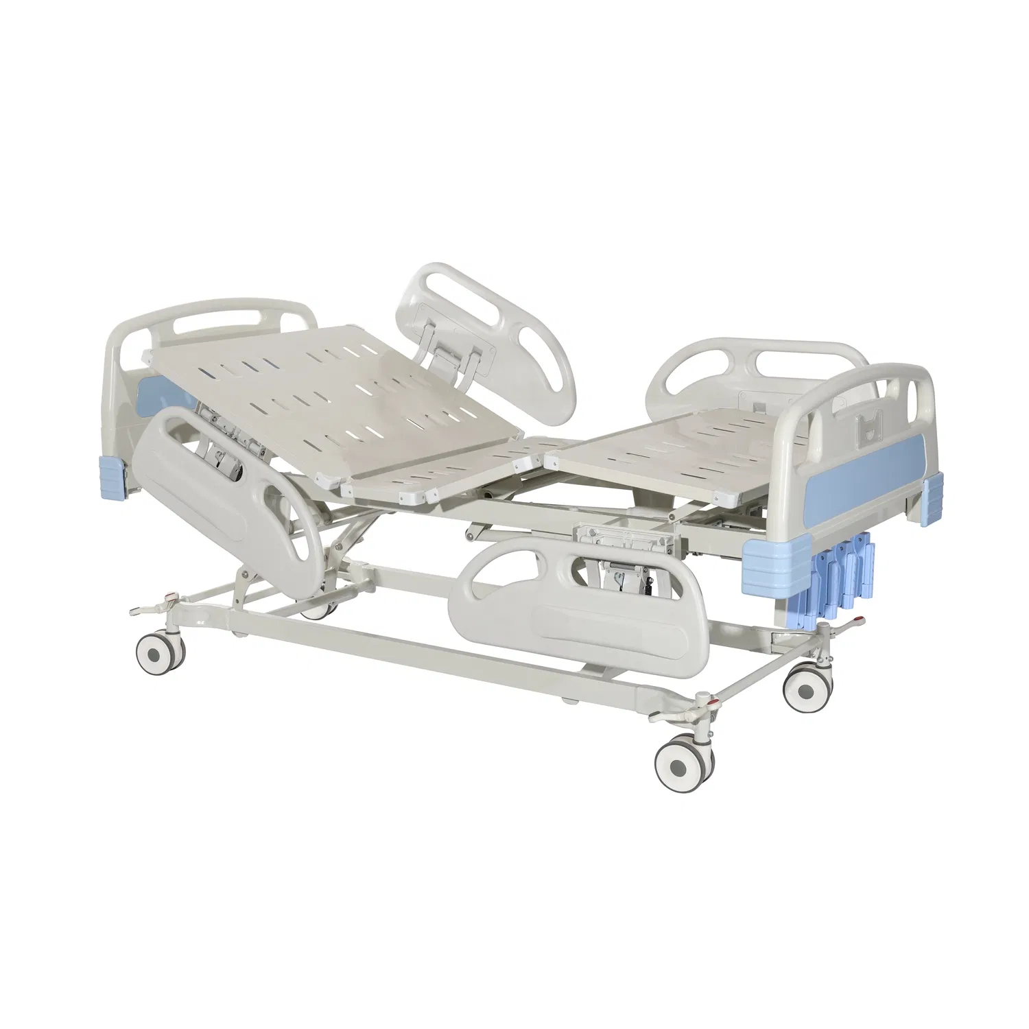 China Medical Supply Hospital Manual Bed with Three Cranks