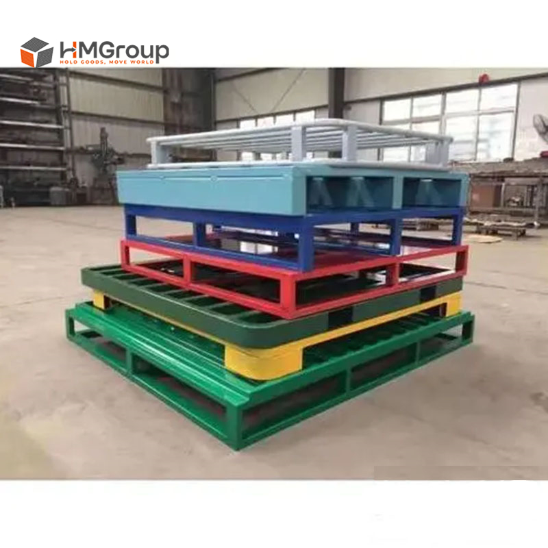 Chinese Customized High Quality Warehouse Storage Forklift Metallic Iron Pallet