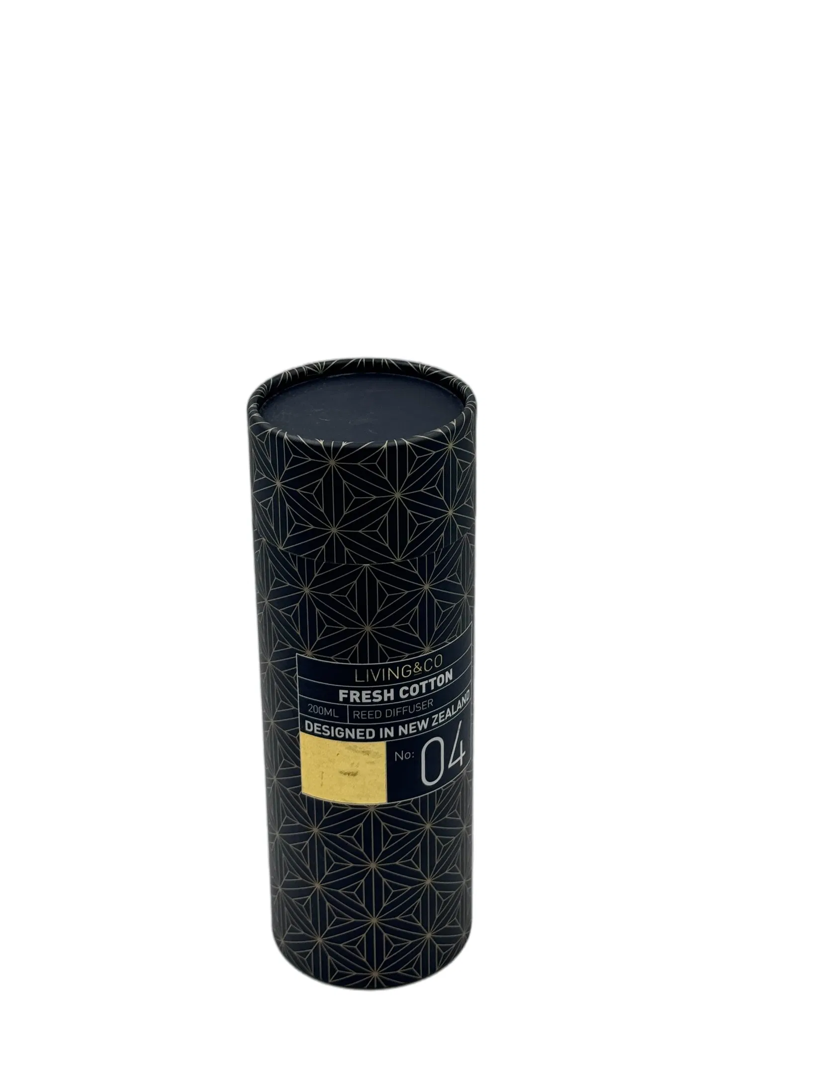 Cylindrical Black Texturehigh-Grade Gift Paper Packing Box Customized Box