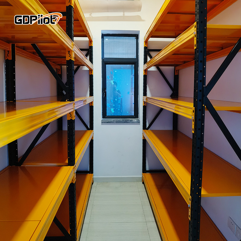 Storage Shelf Warehouse Heavy Cargo Display Light Duty Racks Thickened Hardware Warehouse Multi-Layer Racks Multi-Function Iron Shelf