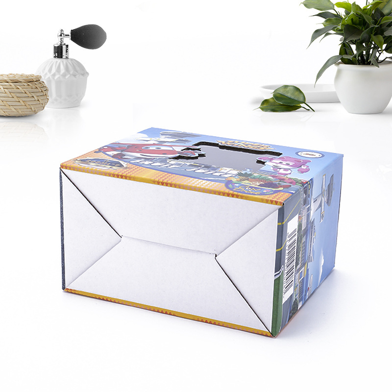 Colorful Cartoon Paper Packaging Box Brown Kraft Cardboard Paper Packing Box