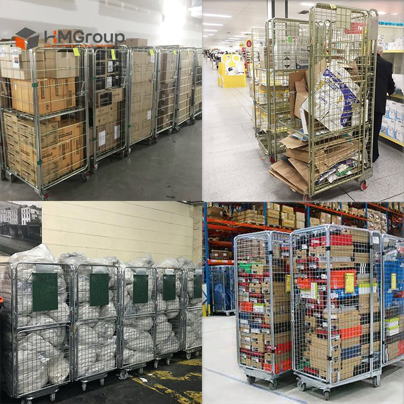 European Standard Roll Container Warehouse Cargo Transport Rolling Cage Trolley