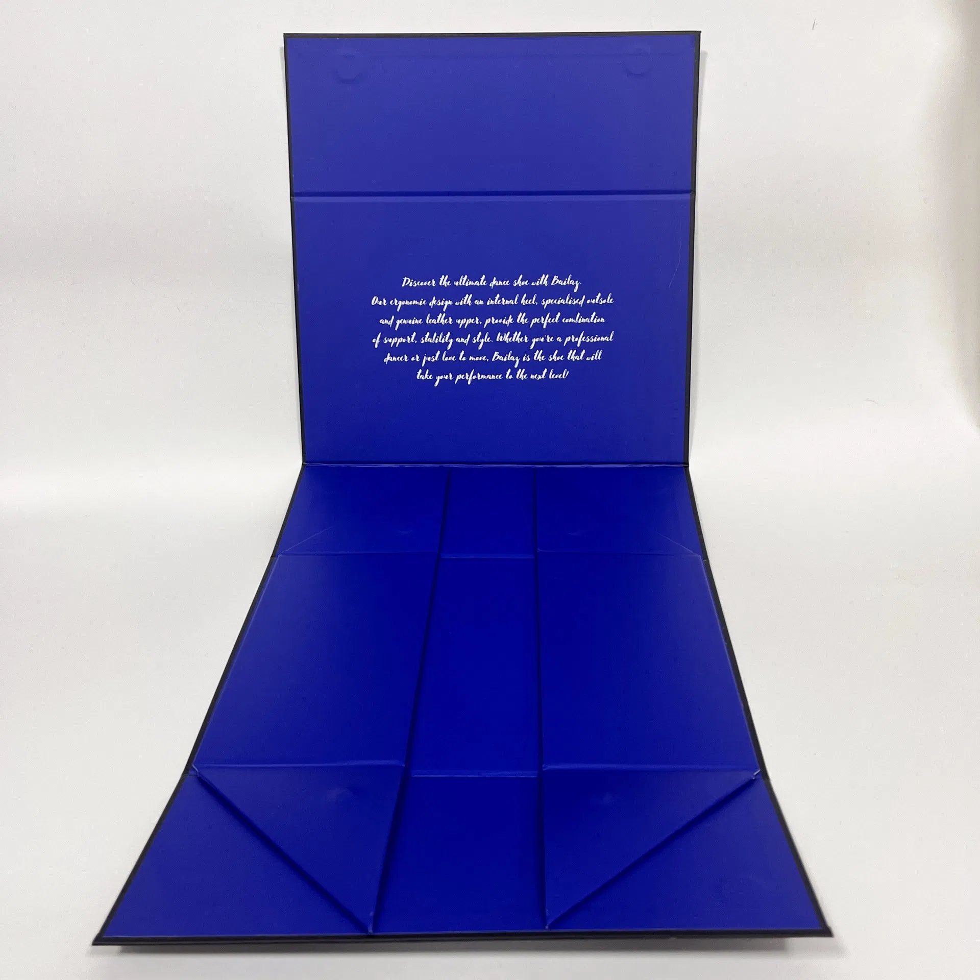 Custom Luxury Black Cardboard Packing Folding Shoe Gift Box Magnetic Paper Box Packaging with Magnetic Flap Closure