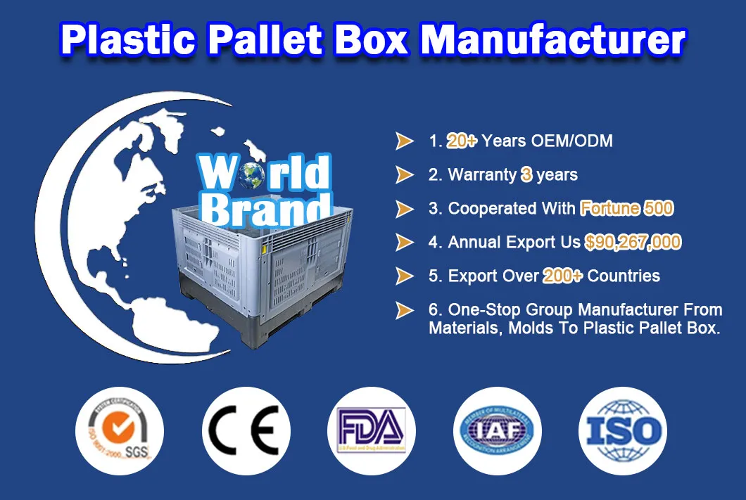 Collapsible Plastic Pallet Box