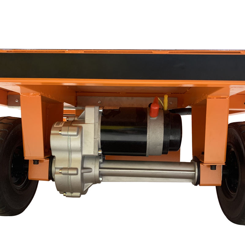 2025 Nenkeen Industrial Motorized Platform Trolley 500kg Capacity Steel Material Handling Equipment Tool Folding Hand Cart