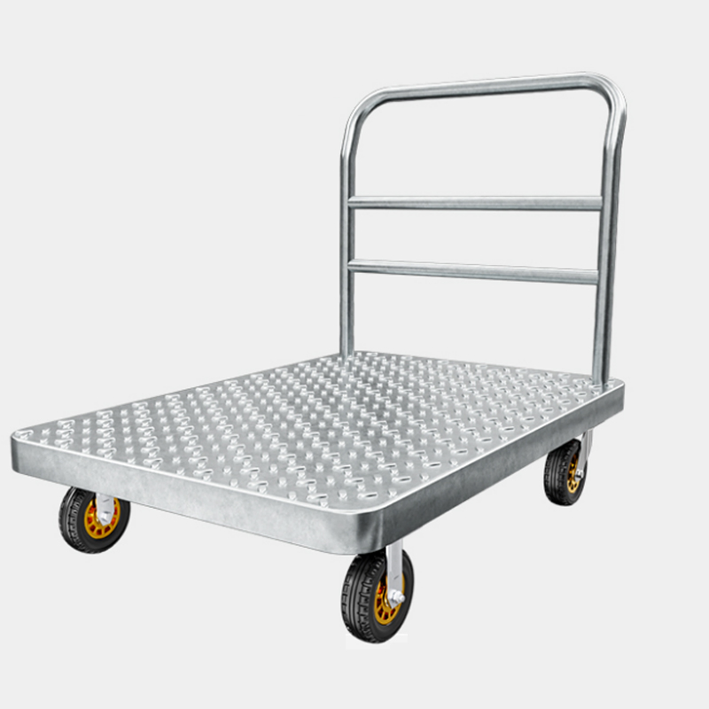Steel Rubber Nylon Polyurethane Mobile Hand Platform shopping Medical Assembly Transport Trolley
