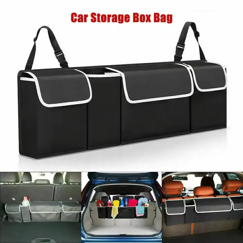Pet Supplies Storage Foldable Bag Hanging Box for Car Rear Seat Trunk