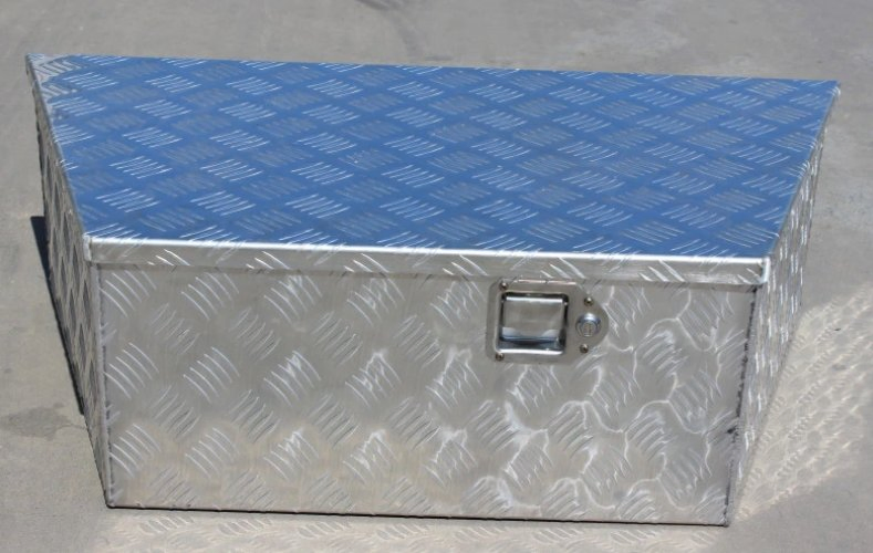 900*600 Size Aluminum Tool Box for Box Cage Trailer