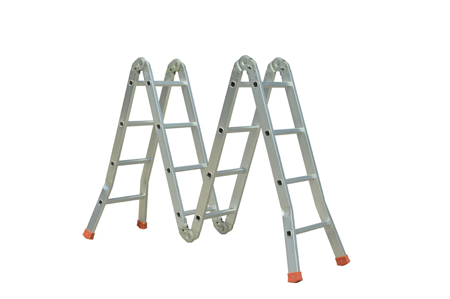 Robust, Mobile Multi-Purpose Ladder with Small Splay Foot Design