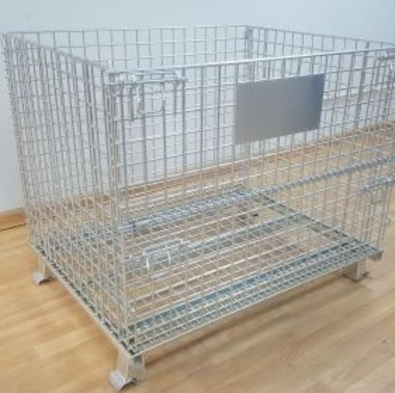 Versatile Foldable Metal Cage Trolley for Compact Living Spaces