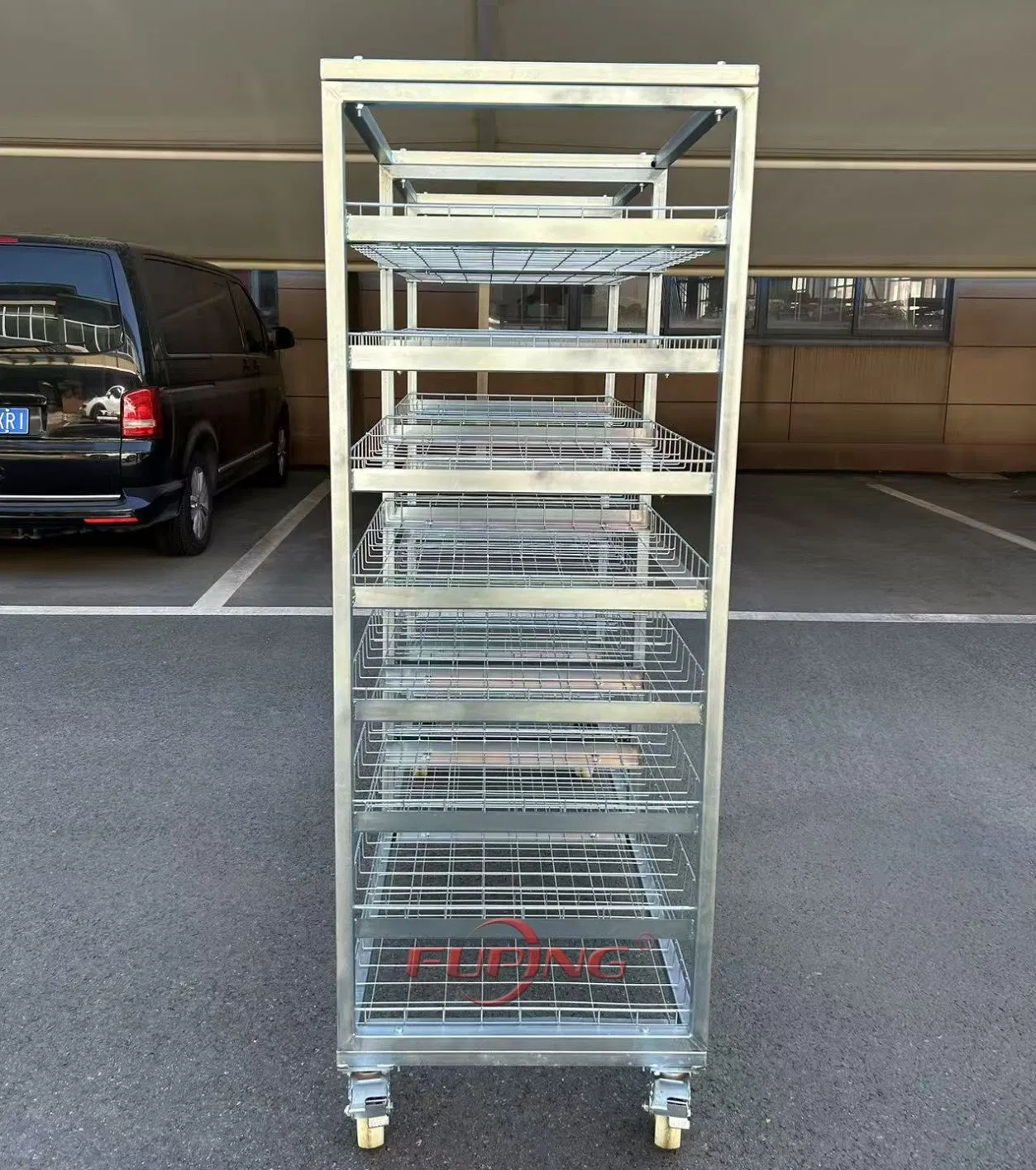 Roll Container Cage for Cold Storage Transport Trolley