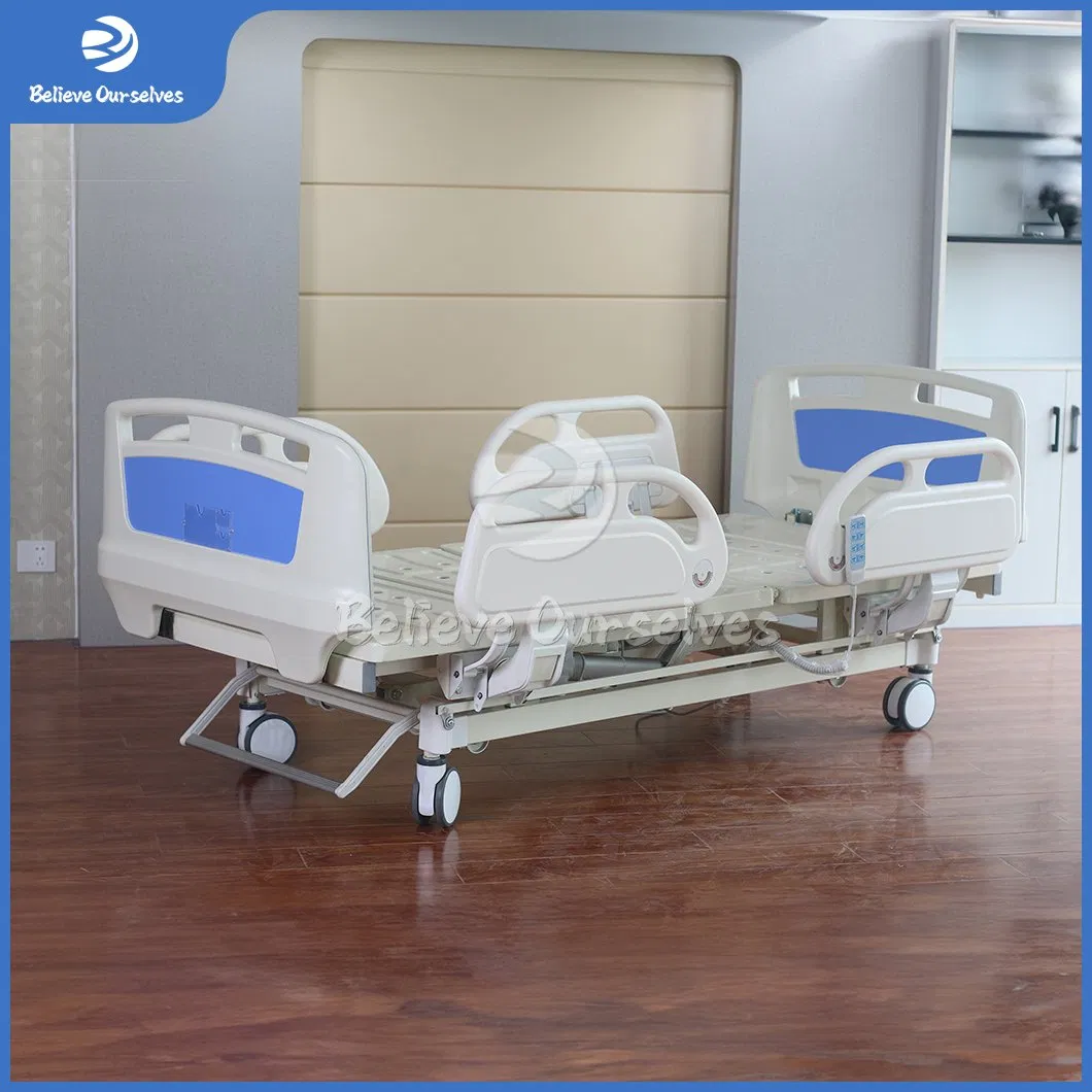 Hospital Bed Hr-D09 Leg Lift Function Medical Electric Camas De Hospital