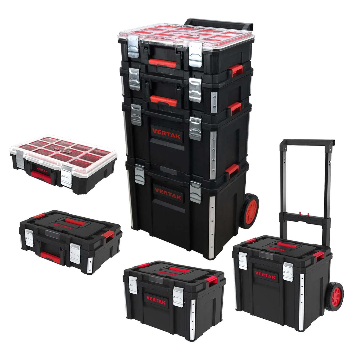 Industry Leading Plastic Storage Trolley Tool Box Professional IP65 Tool Cabinet/Case for Outdoor Use