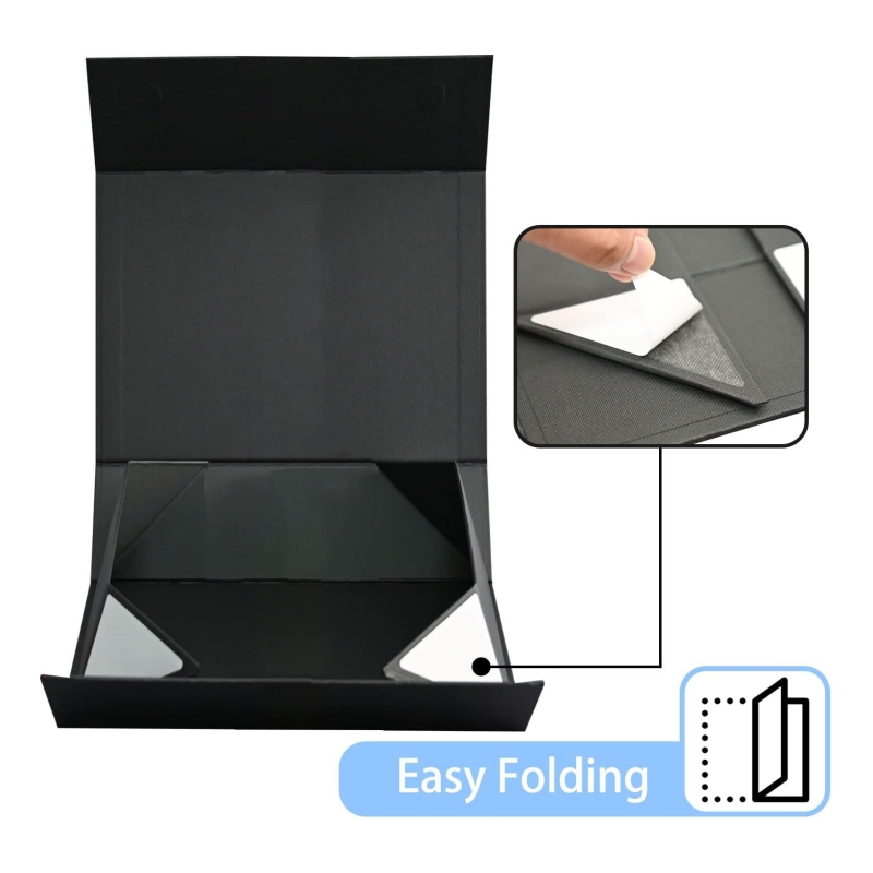 Luxury Custom Design Cardboard Paper Packing Magnetic Foldable Gift Box