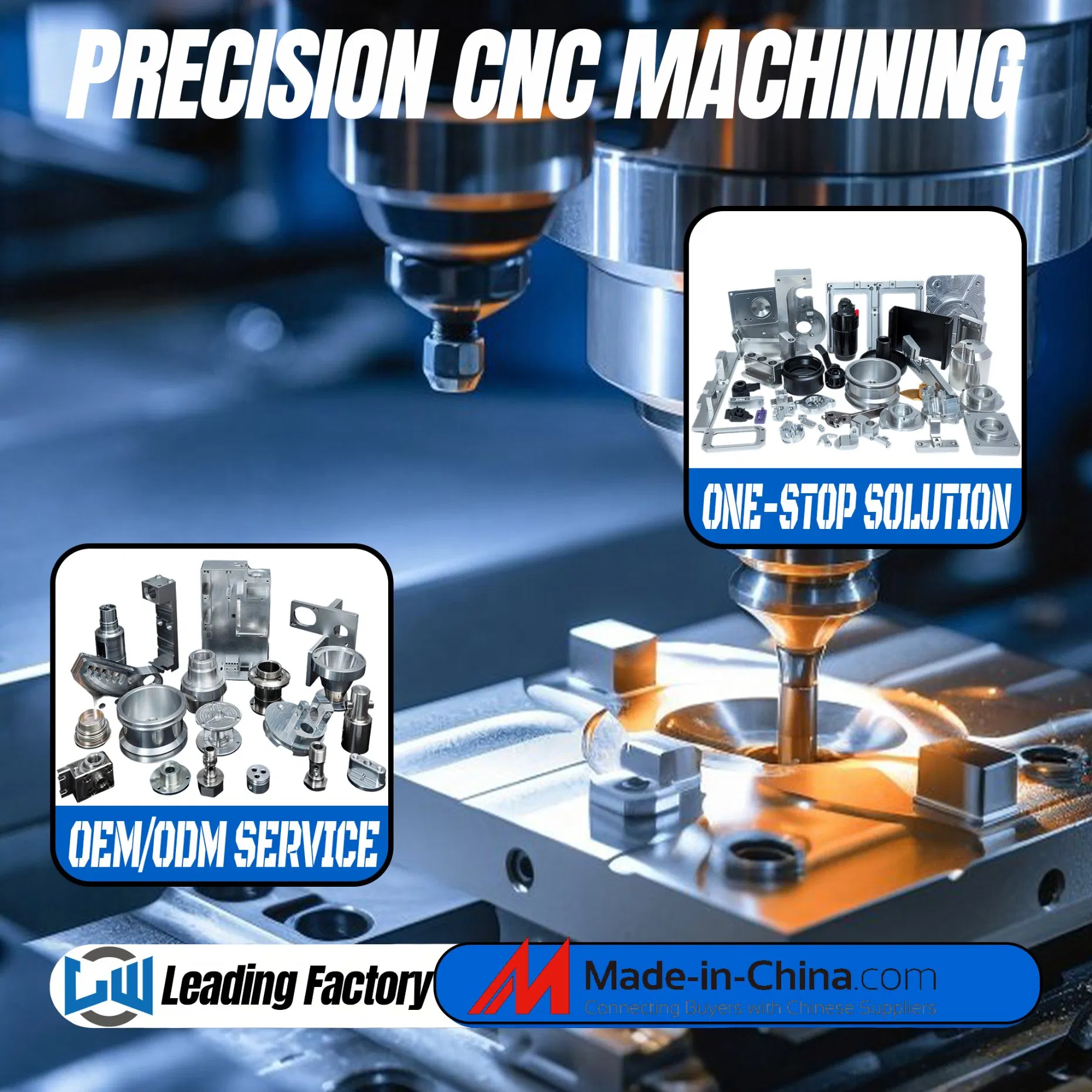 OEM ODM Custom Metal Aluminum Stainless Steel Titanium 5 Axis CNC Precision Machining Services