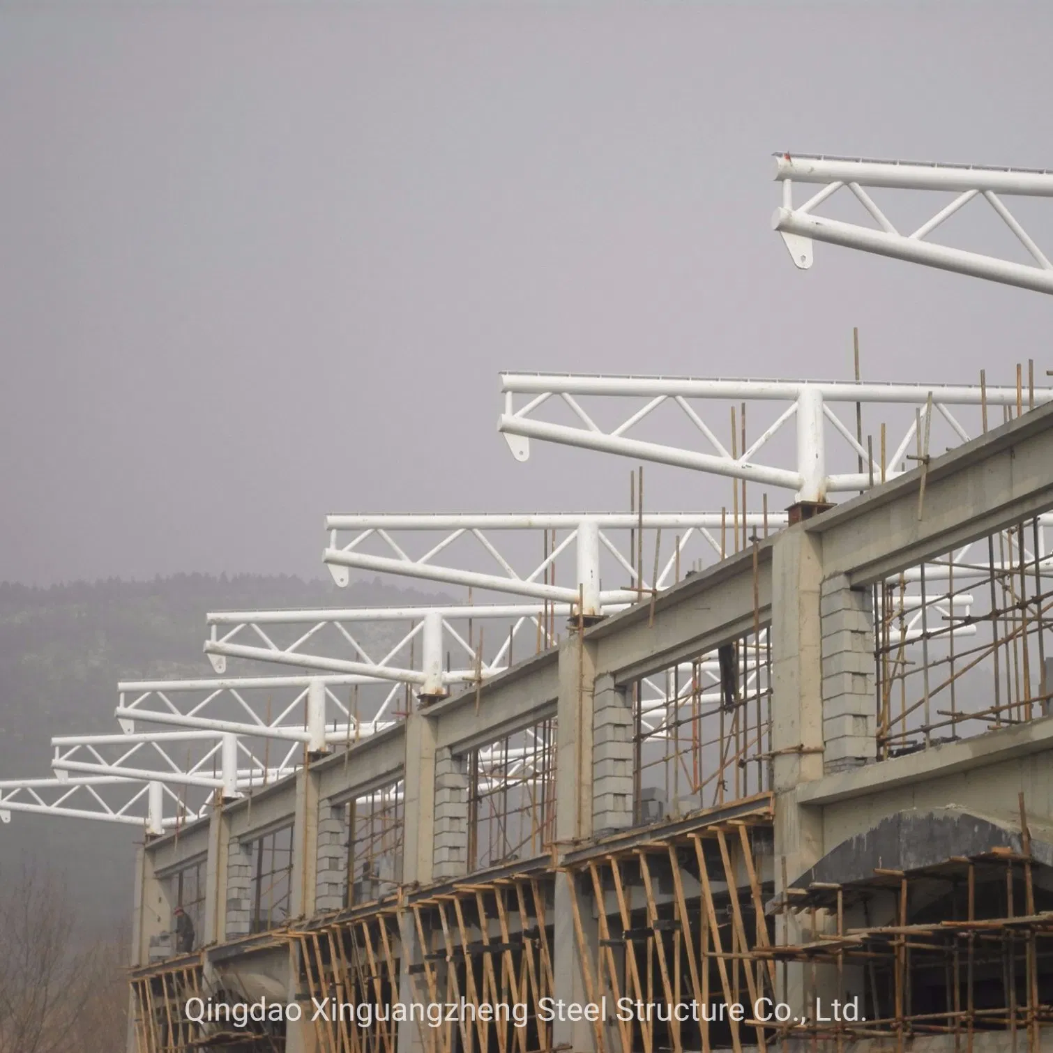 Prefabricated Steel Structure Sports Hall/Basketball Stadium with Steel Framework