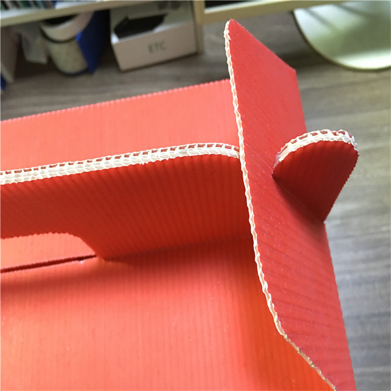 Wholesale Recycling Foldable PP Twinwalls Hollow Sheet Corrugated Plastic Fruit Vegetable Turnover and Store Box