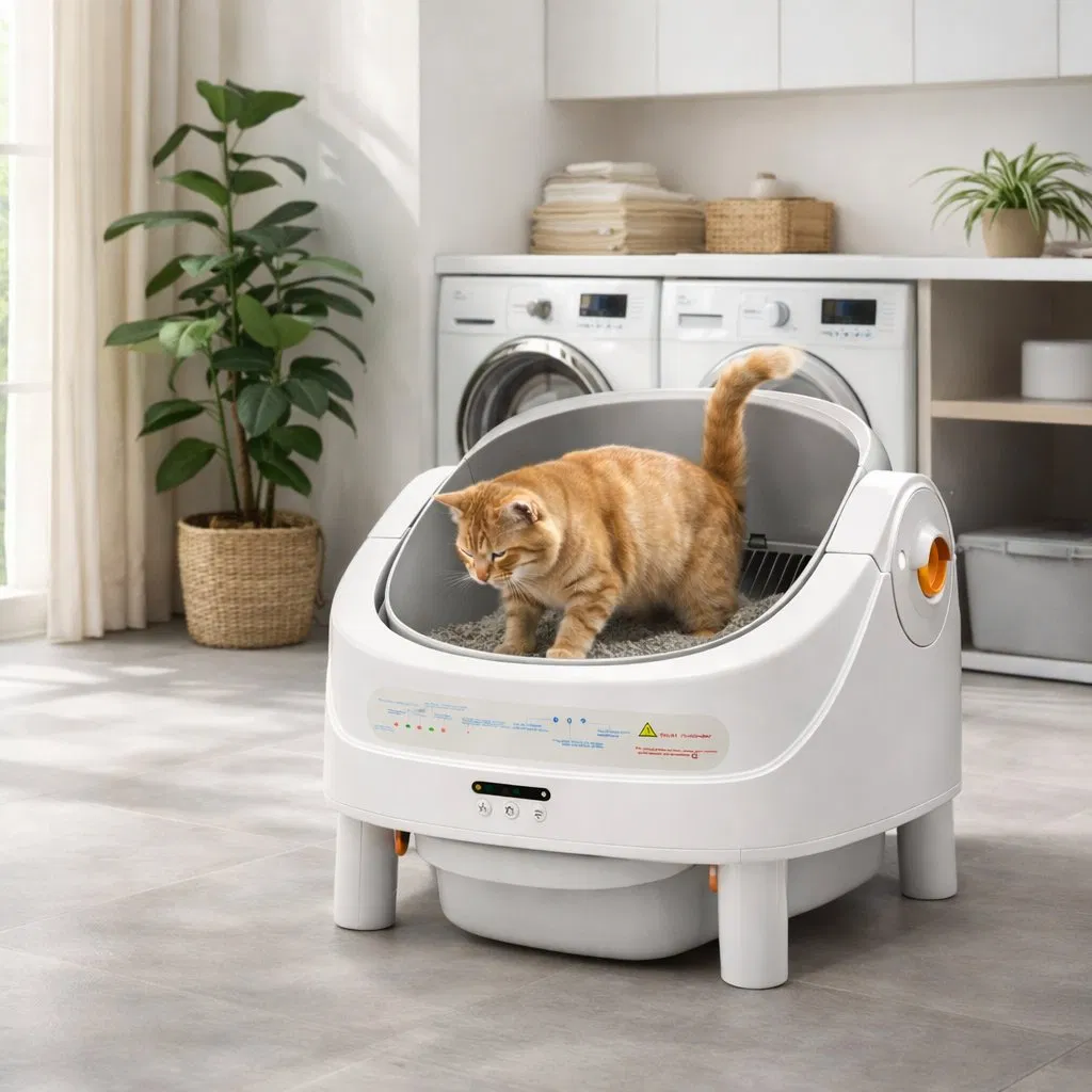 Smart Self-Cleaning Cat Litter Box with APP Control Smart Pet Supply
